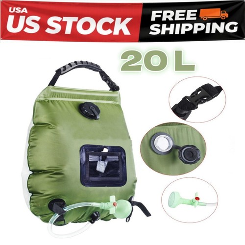 Gallon solar shower bag - 5-gallon, –